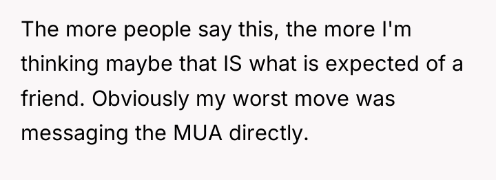 The more people say this, the more I'm thinking maybe...