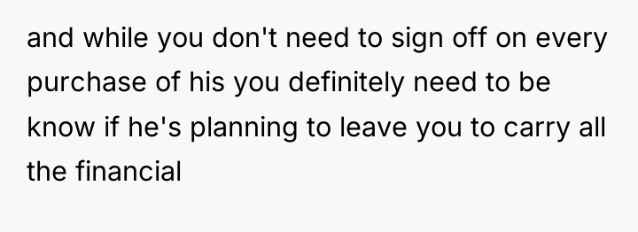 and while you don't need to sign off on every...
