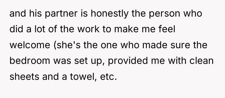 and his partner is honestly the person who did a...