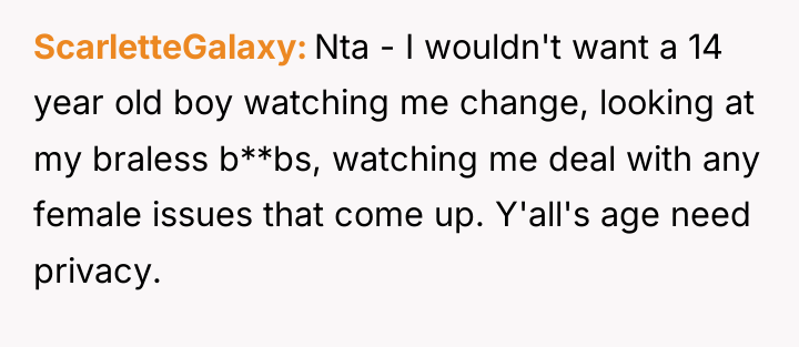 ScarletteGalaxy Nta - I wouldn't want a 14 year old...