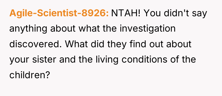 Agile-Scientist-8926 NTAH! You didn't say anything about what the investigation...