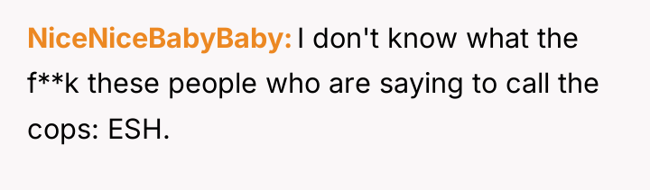 NiceNiceBabyBaby I don't know what the f**k these people who...