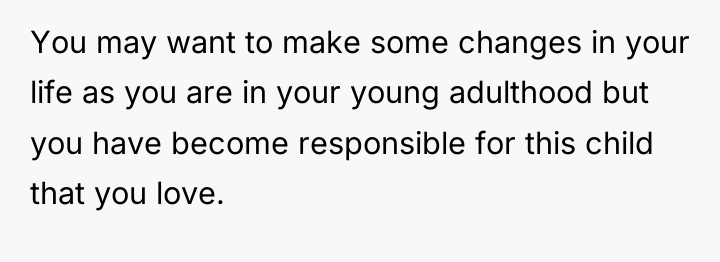 You may want to make some changes in your life...