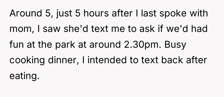 Around 5, just 5 hours after I last spoke with...