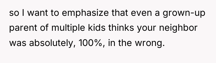 so I want to emphasize that even a grown-up parent...