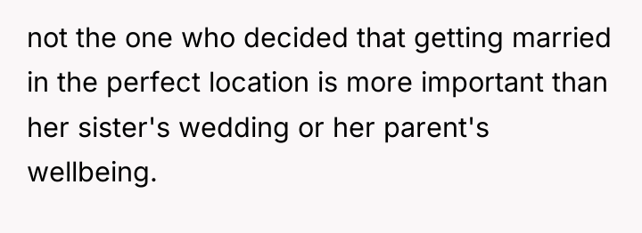 not the one who decided that getting married in the...