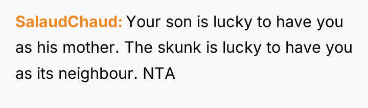 SalaudChaud Your son is lucky to have you as his...