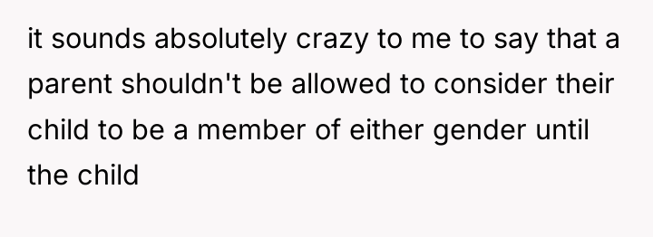 it sounds absolutely crazy to me to say that a...