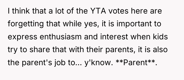 I think that a lot of the YTA votes here...