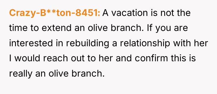 Crazy-B**ton-8451 A vacation is not the time to extend an...