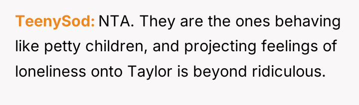 TeenySod NTA. They are the ones behaving like petty children,...