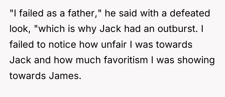 "I failed as a father," he said with a defeated...