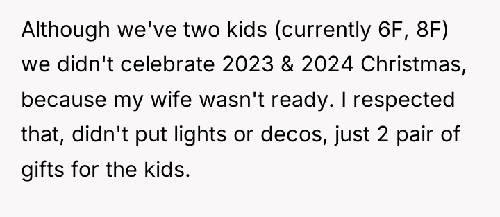 Although we've two kids (currently 6F, 8F) we didn't celebrate...