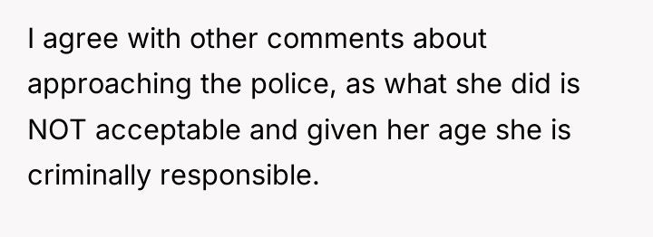 I agree with other comments about approaching the police, as...