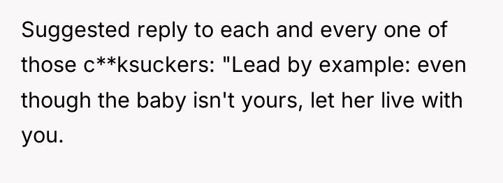 Suggested reply to each and every one of those c**ksuckers:...