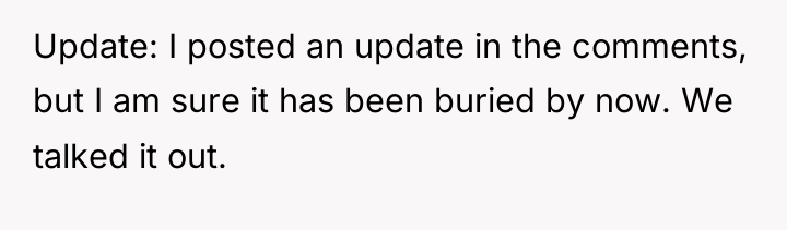 Update: I posted an update in the comments, but I...