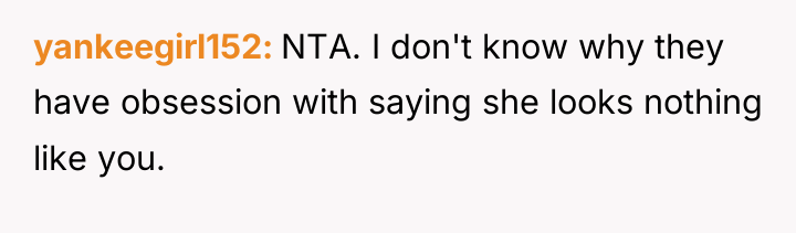 yankeegirl152 NTA. I don't know why they have obsession with...