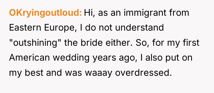 OKryingoutloud Hi, as an immigrant from Eastern Europe, I do...
