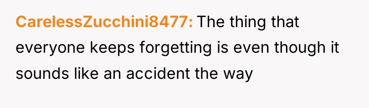 CarelessZucchini8477 The thing that everyone keeps forgetting is even though...