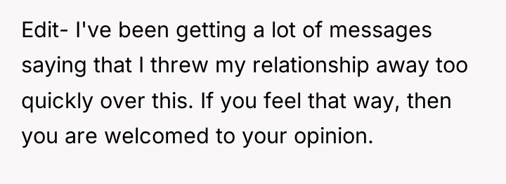 Edit- I've been getting a lot of messages saying that...