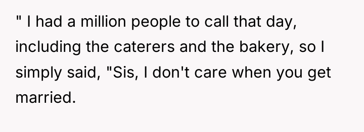 " I had a million people to call that day,...