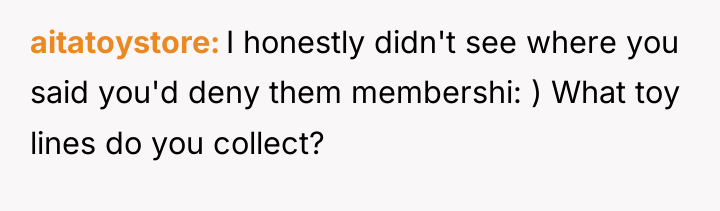 aitatoystore I honestly didn't see where you said you'd deny...