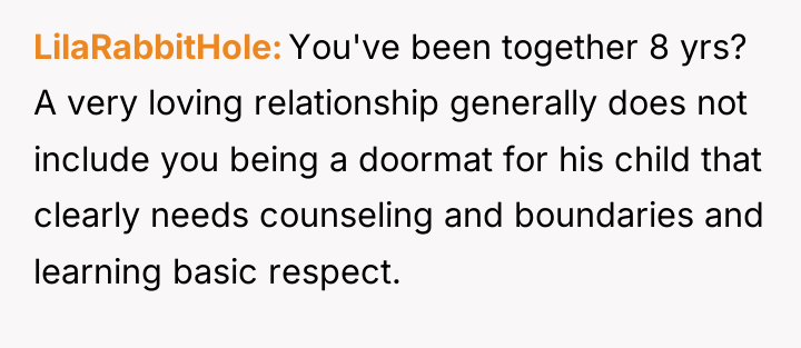 LilaRabbitHole You've been together 8 yrs? A very loving relationship...