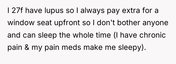 I 27f have lupus so I always pay extra for...