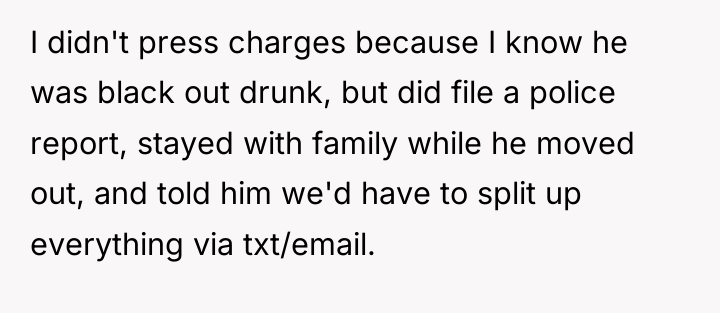 I didn't press charges because I know he was black...