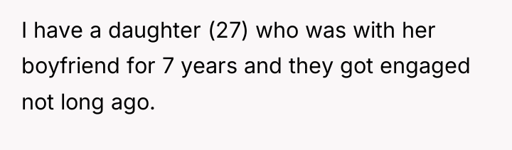 I have a daughter (27) who was with her boyfriend...