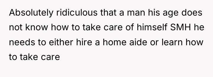 Absolutely ridiculous that a man his age does not know...