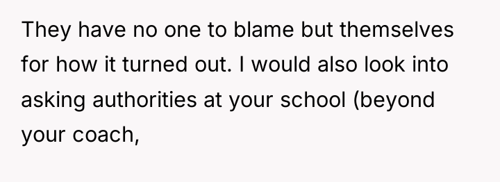 They have no one to blame but themselves for how...