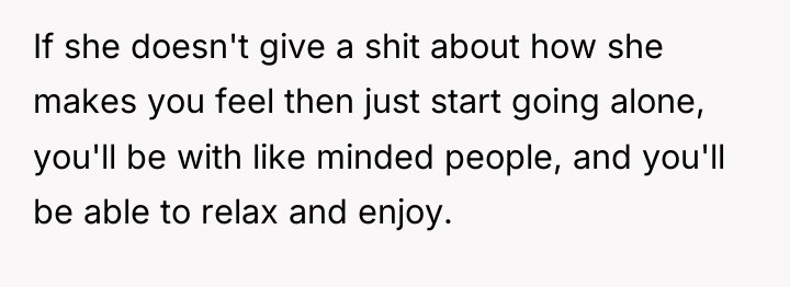 If she doesn't give a shit about how she makes...