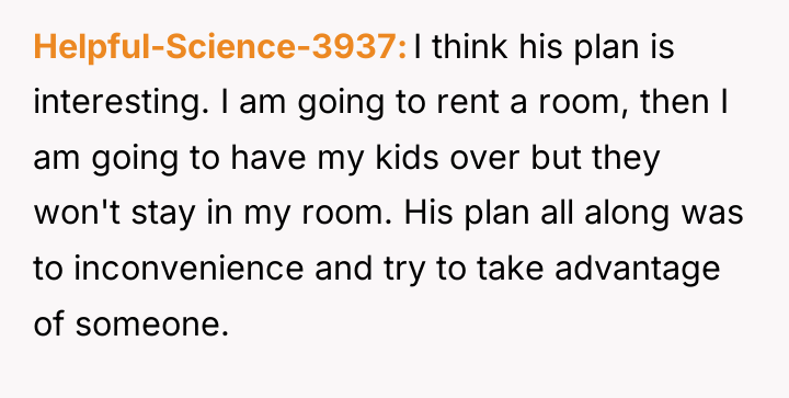 Helpful-Science-3937 I think his plan is interesting. I am going...