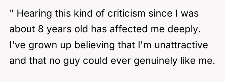 " Hearing this kind of criticism since I was about...