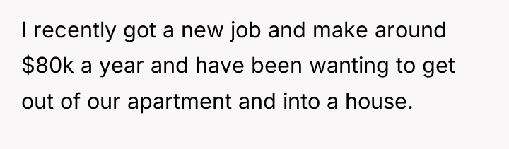I recently got a new job and make around $80k...