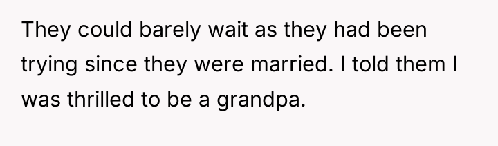 They could barely wait as they had been trying since...