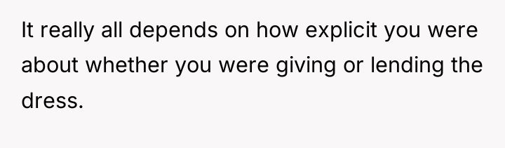 It really all depends on how explicit you were about...