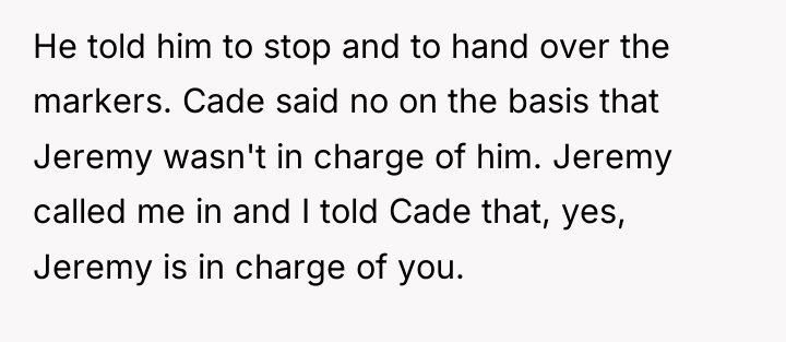 He told him to stop and to hand over the...
