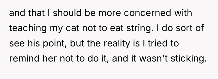 and that I should be more concerned with teaching my...