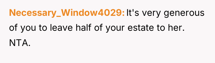 Necessary_Window4029 It's very generous of you to leave half of...