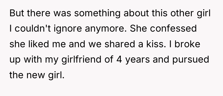 But there was something about this other girl I couldn't...