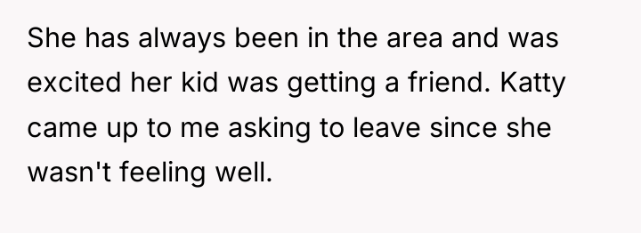 She has always been in the area and was excited...