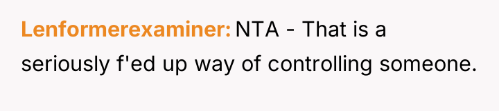 Lenformerexaminer NTA - That is a seriously f'ed up way...