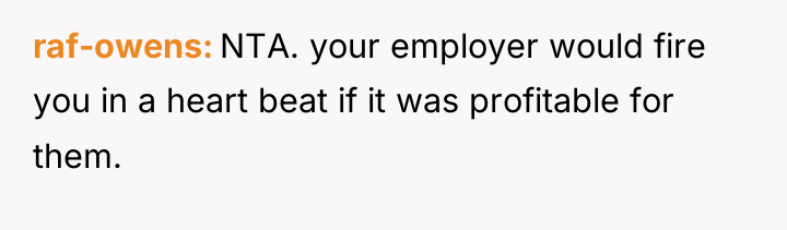 raf-owens NTA. your employer would fire you in a heart...