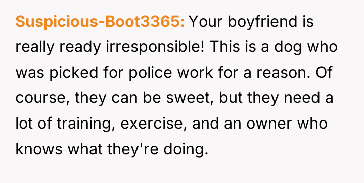 Suspicious-Boot3365 Your boyfriend is really ready irresponsible! This is a...