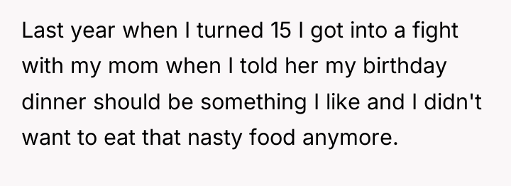 Last year when I turned 15 I got into a...