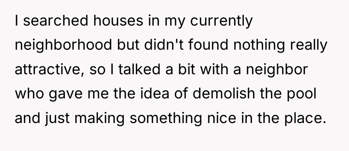 I searched houses in my currently neighborhood but didn't found...