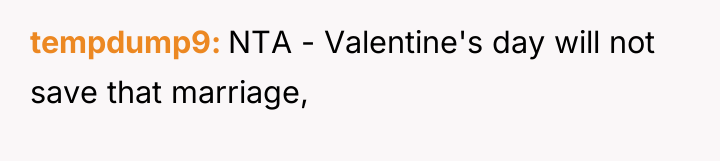 tempdump9 NTA - Valentine's day will not save that marriage,