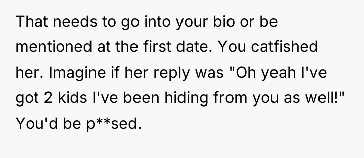 That needs to go into your bio or be mentioned...